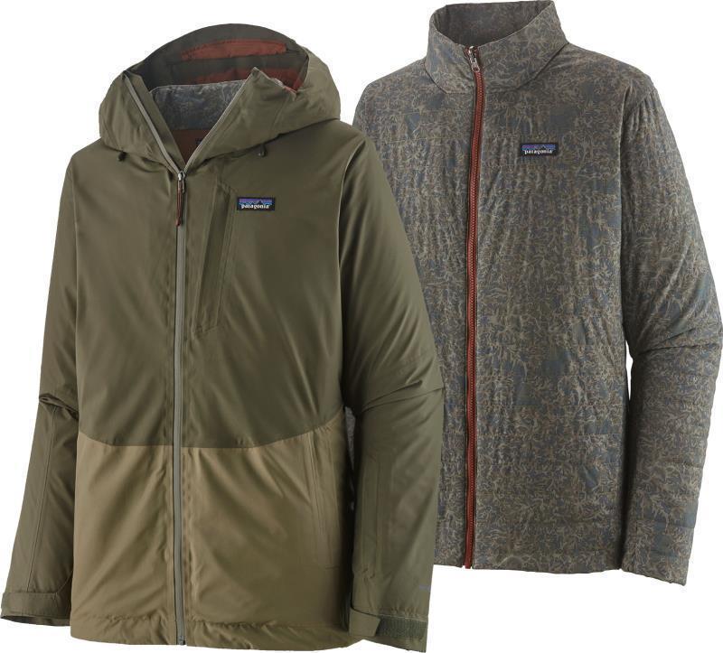 3-in-1 Powder Town Jacket - Mens - Basin Green 1