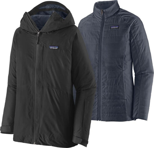 3-in-1 Powder Town Jacket - Womens - Black 1