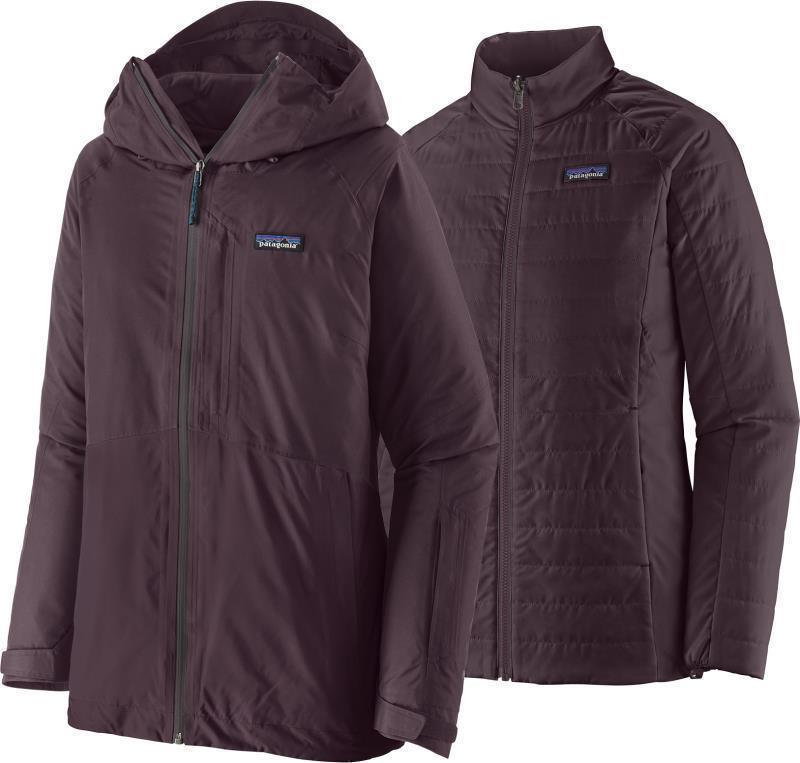 3-in-1 Powder Town Jacket - Womens - Obsidian Plum 1
