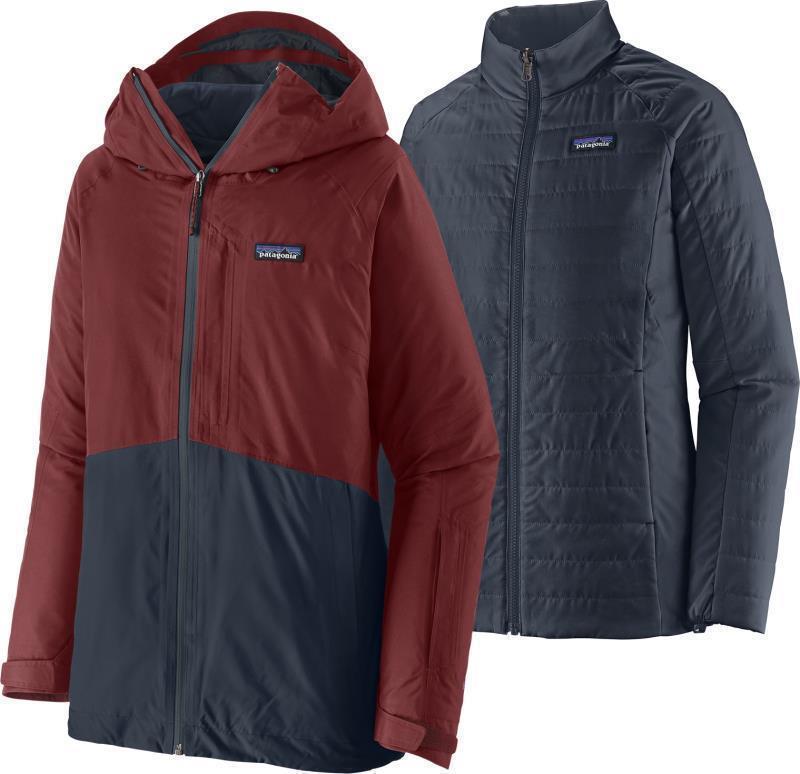 3-in-1 Powder Town Jacket - Womens - Sequoia Red 1