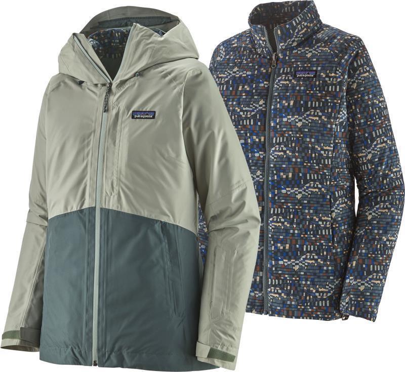 3-in-1 Powder Town Jacket - Womens - Sleet Green 1