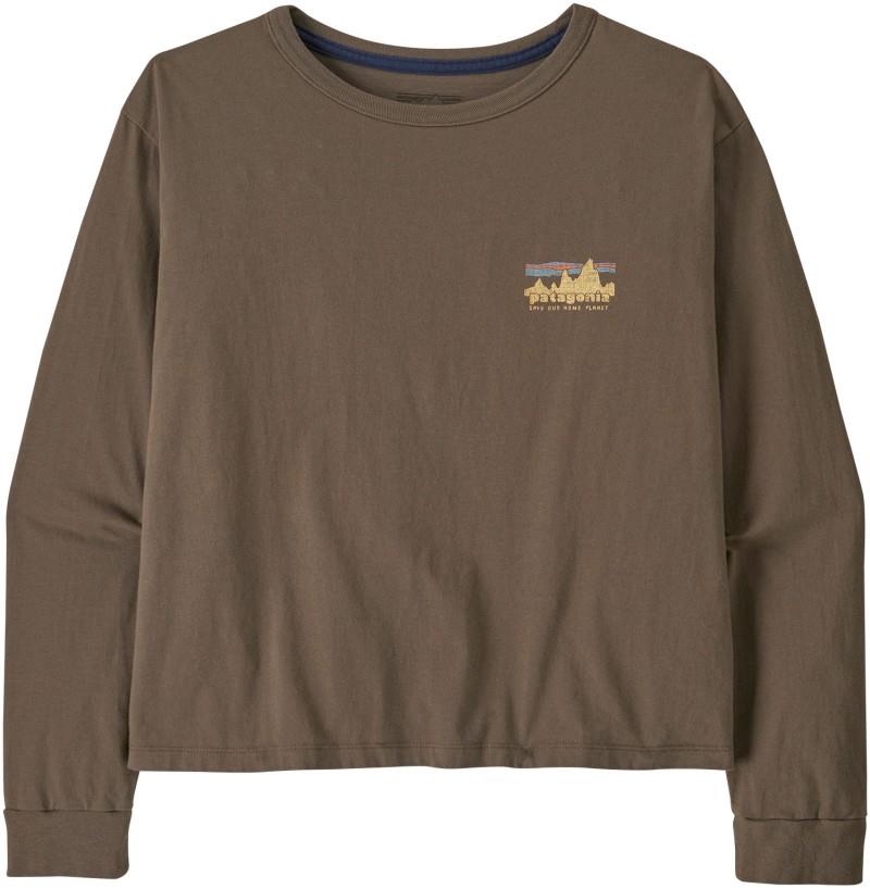 `73 Skyline Easy Cut Organic LS T-Shirt - Womens - marlow brown 1