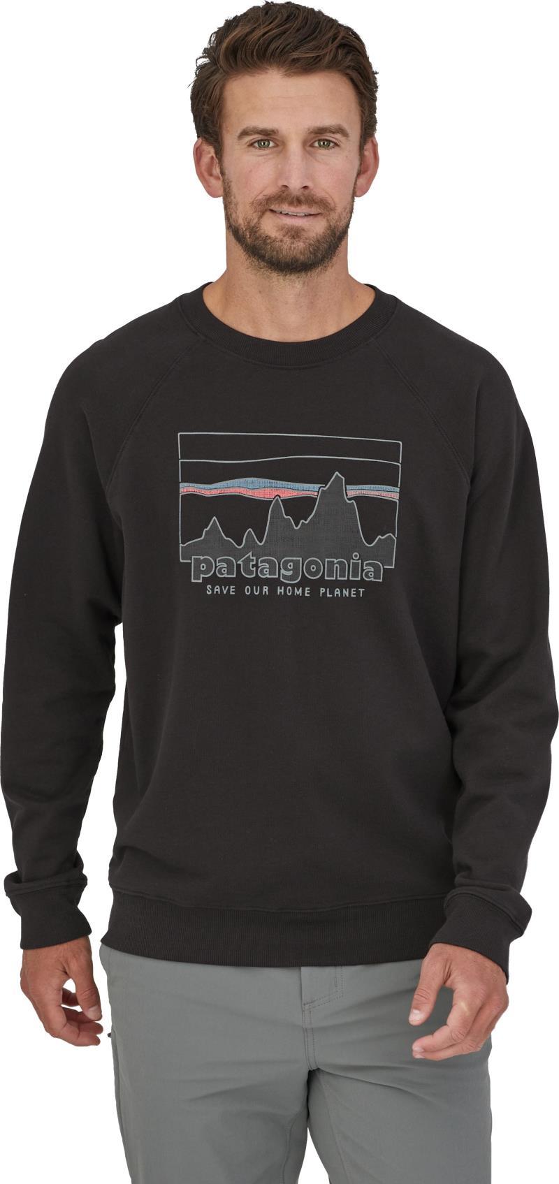 73 Skyline Organic Crew Sweatshirt - Mens - black 1