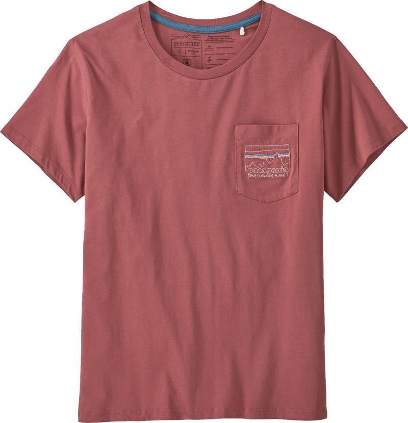73 Skyline Organic Easy Cut Pocket Tee - Womens - rosehip 1