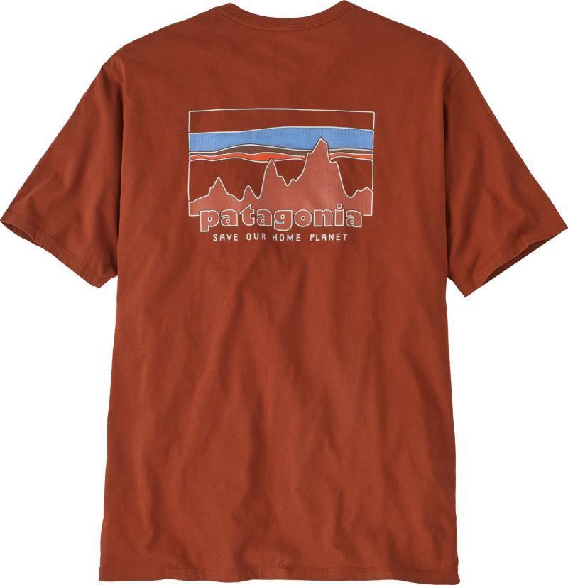 `73 Skyline Organic SS T-Shirt - Mens - burnished red 1