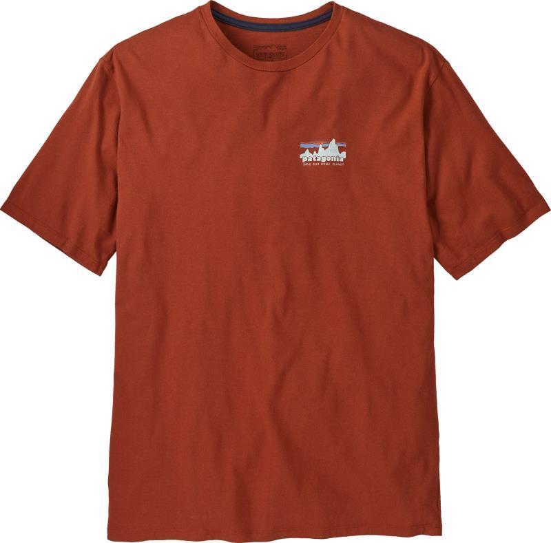 `73 Skyline Organic SS T-Shirt - Mens - burnished red 1