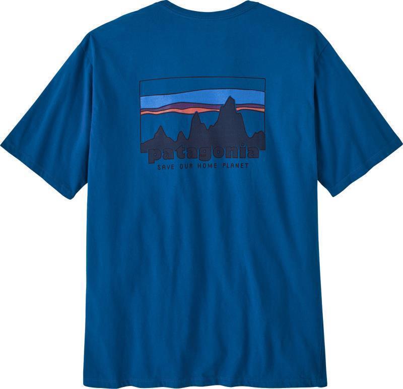 `73 Skyline Organic SS T-Shirt - Mens - endless blue 1