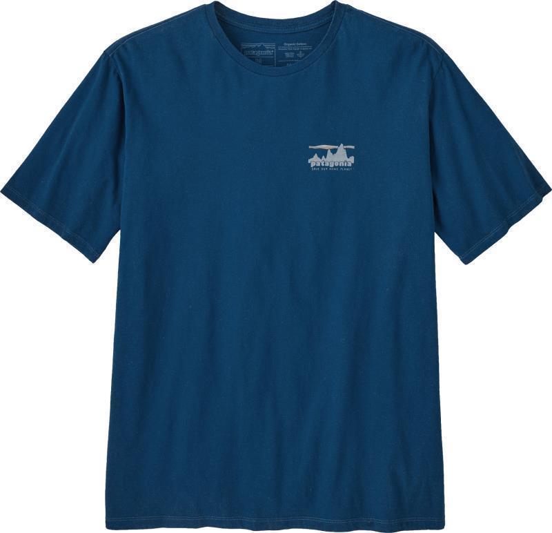 `73 Skyline Organic SS T-Shirt - Mens - lagom blue 1