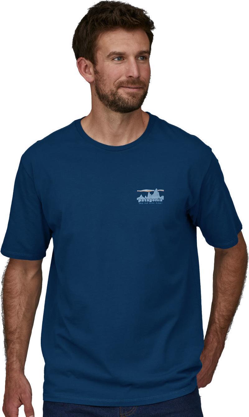`73 Skyline Organic SS T-Shirt - Mens - lagom blue 1
