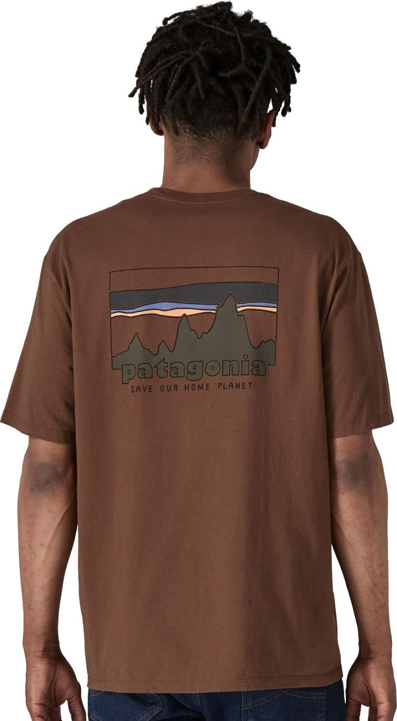 `73 Skyline Organic SS T-Shirt - Mens - molasses brown 1