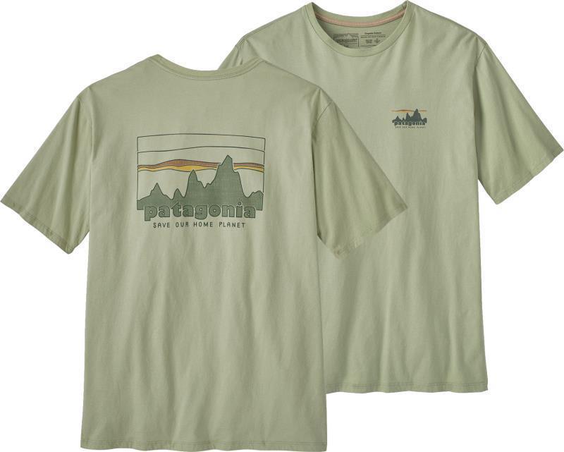 `73 Skyline Organic SS T-Shirt - Mens - salvia green 1
