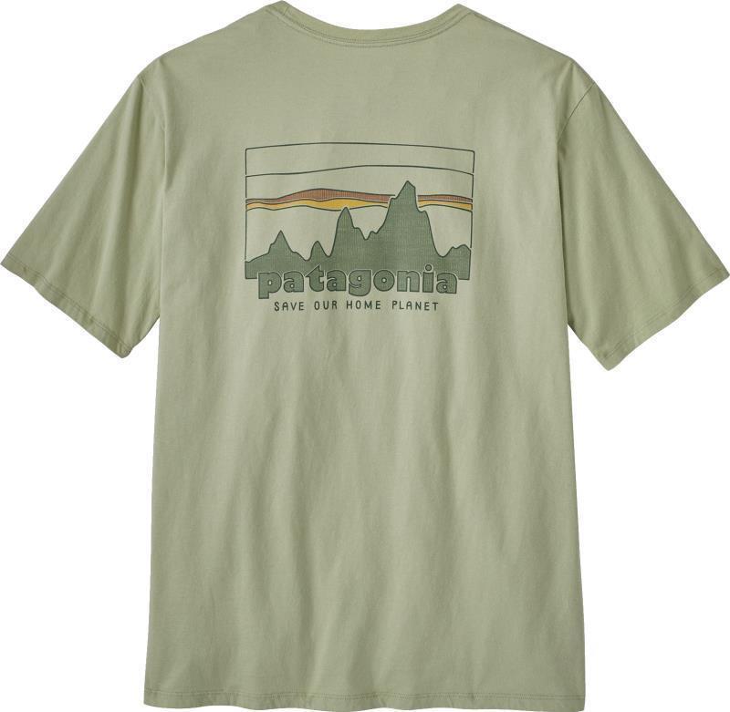 `73 Skyline Organic SS T-Shirt - Mens - salvia green 1
