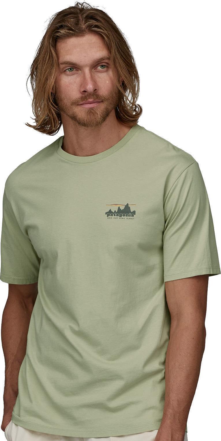 `73 Skyline Organic SS T-Shirt - Mens - salvia green 1