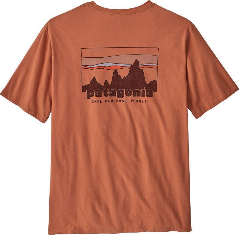 `73 Skyline Organic SS T-Shirt - Mens - sienna clay 1