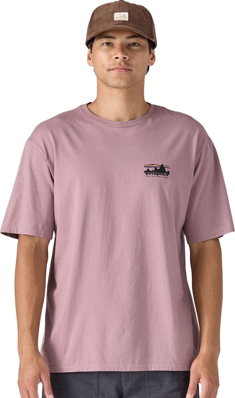 `73 Skyline Organic SS T-Shirt - Mens - stormy mauve 1