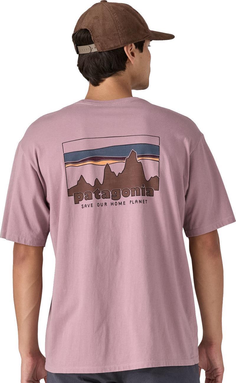 `73 Skyline Organic SS T-Shirt - Mens - stormy mauve 1