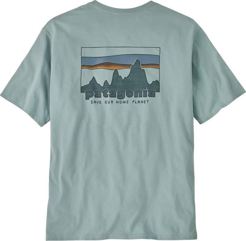 `73 Skyline Organic SS T-Shirt - Mens - thermal blue 1