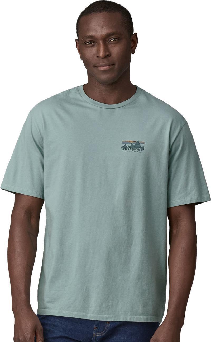 `73 Skyline Organic SS T-Shirt - Mens - thermal blue 1