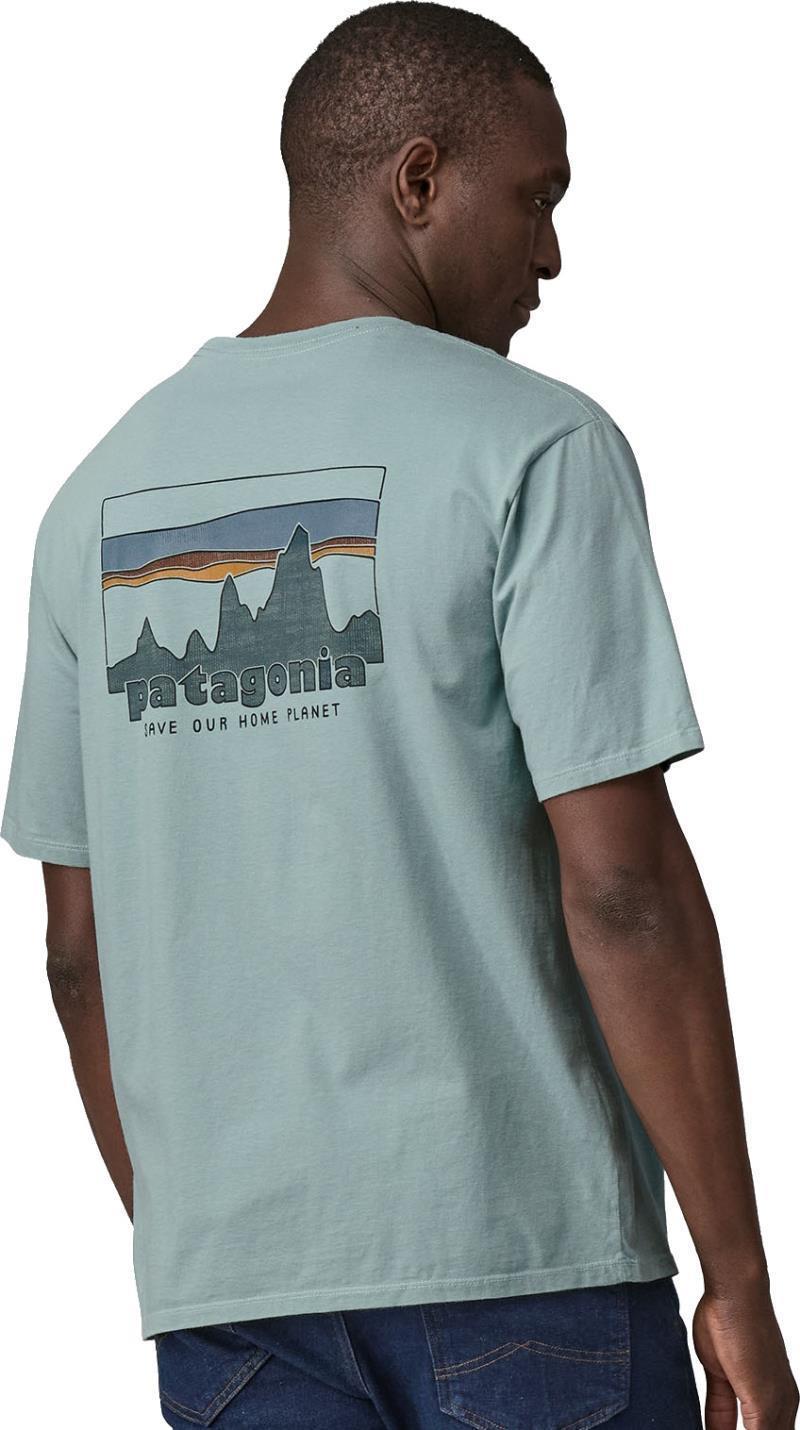 `73 Skyline Organic SS T-Shirt - Mens - thermal blue 1