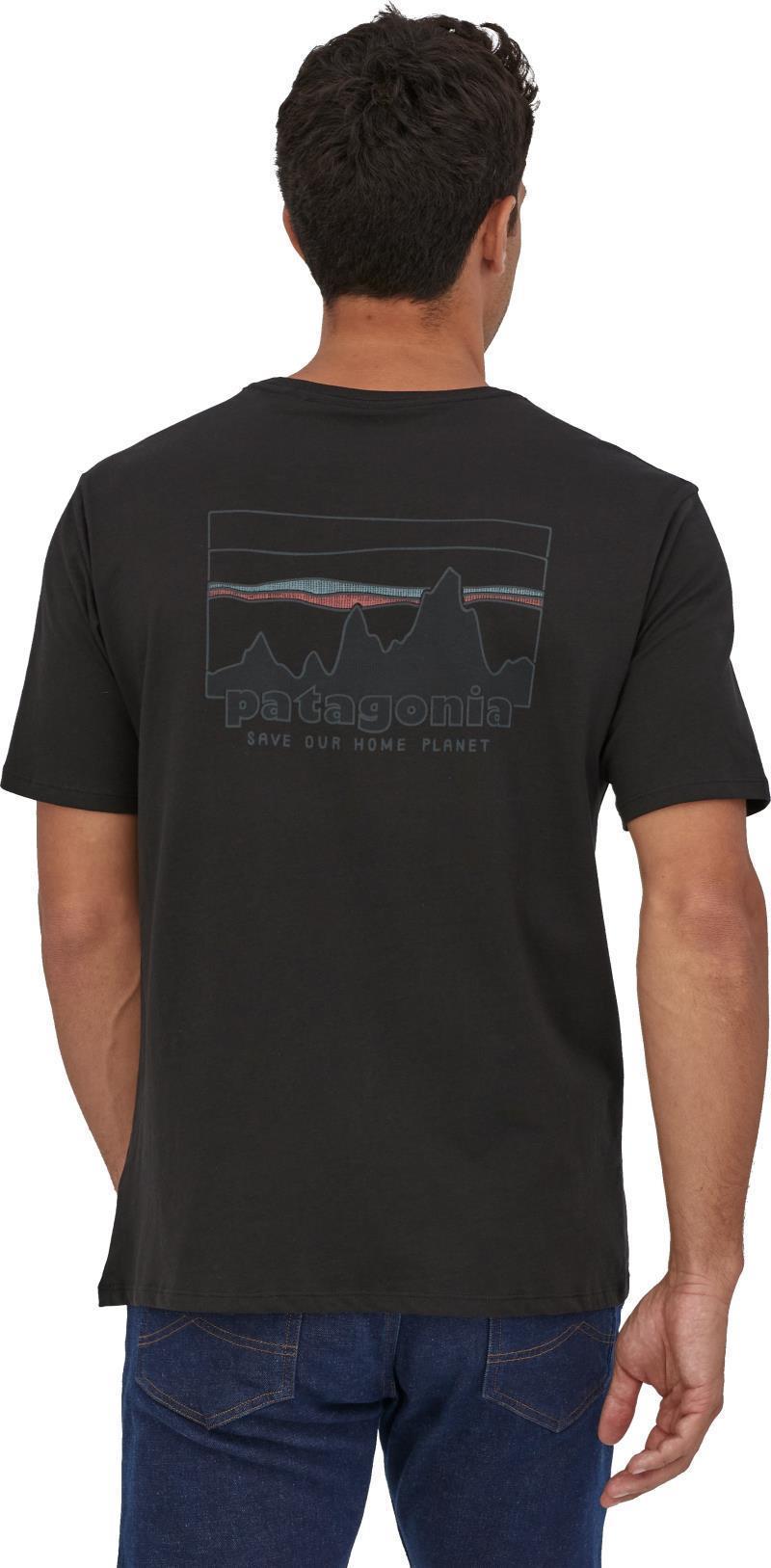 73 Skyline Organic T-Shirt - Mens - Black 3