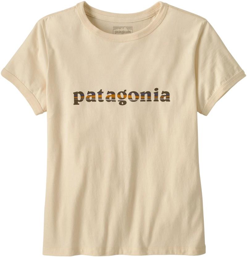 `73 Text Logo Organic Ringer SS Tee - Womens - undyed natural 1