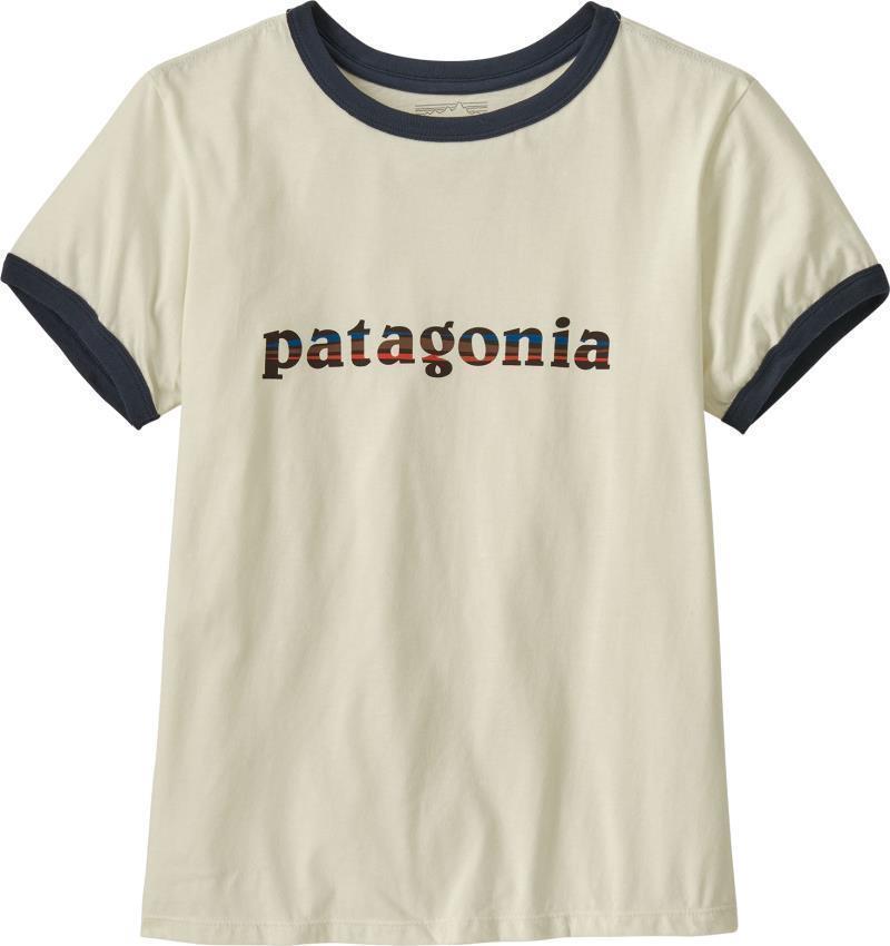 73 Text Logo Organic Ringer Tee - Womens - Birch White 1
