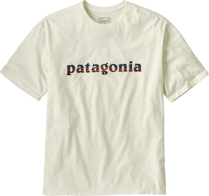 `73 Text Logo Organic SS T-Shirt - Mens - birch white 1