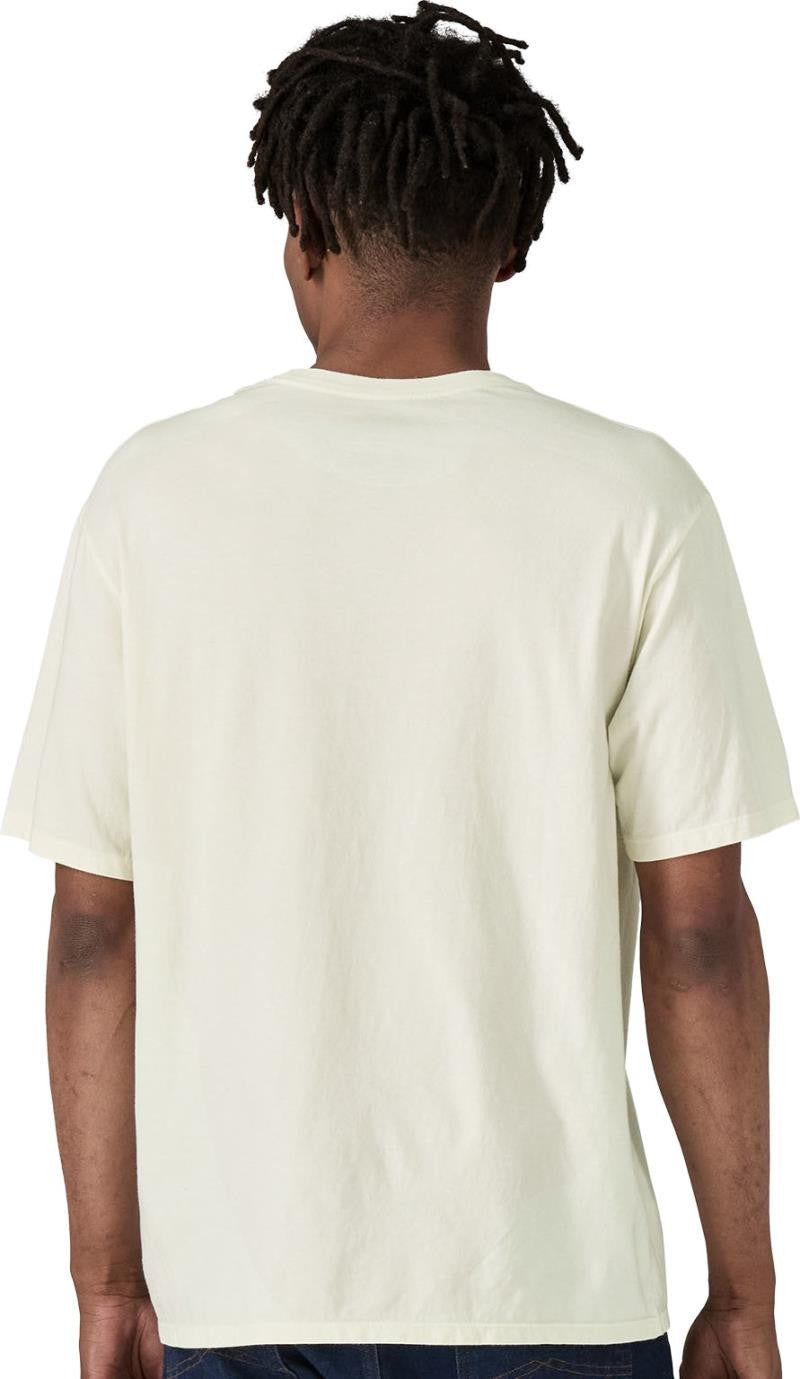 `73 Text Logo Organic SS T-Shirt - Mens - birch white 1