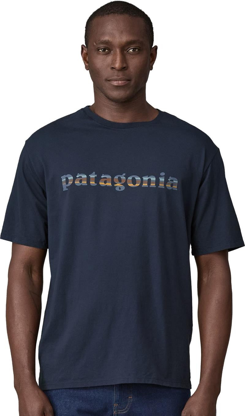 `73 Text Logo Organic SS T-Shirt - Mens - new navy 1