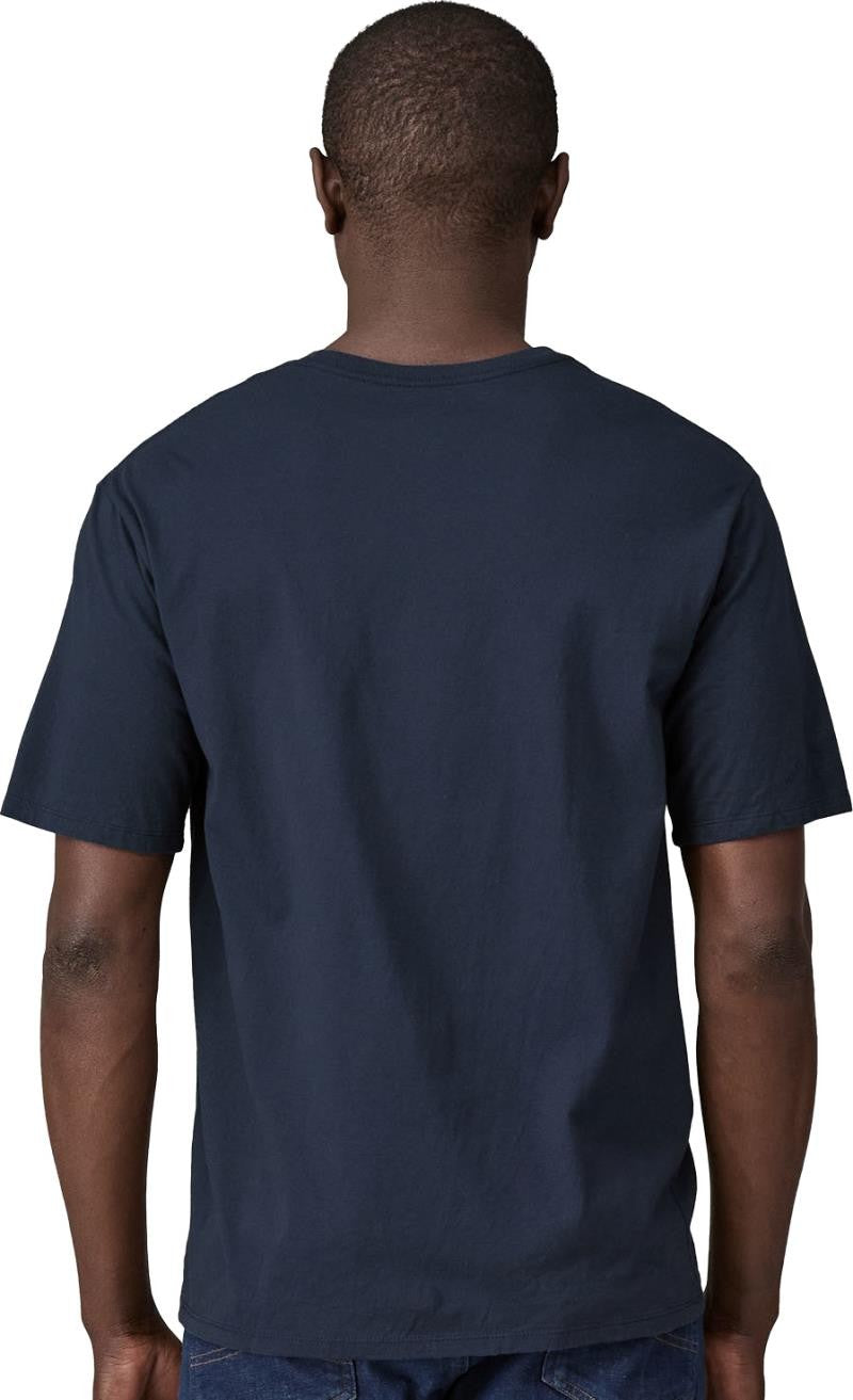 `73 Text Logo Organic SS T-Shirt - Mens - new navy 1
