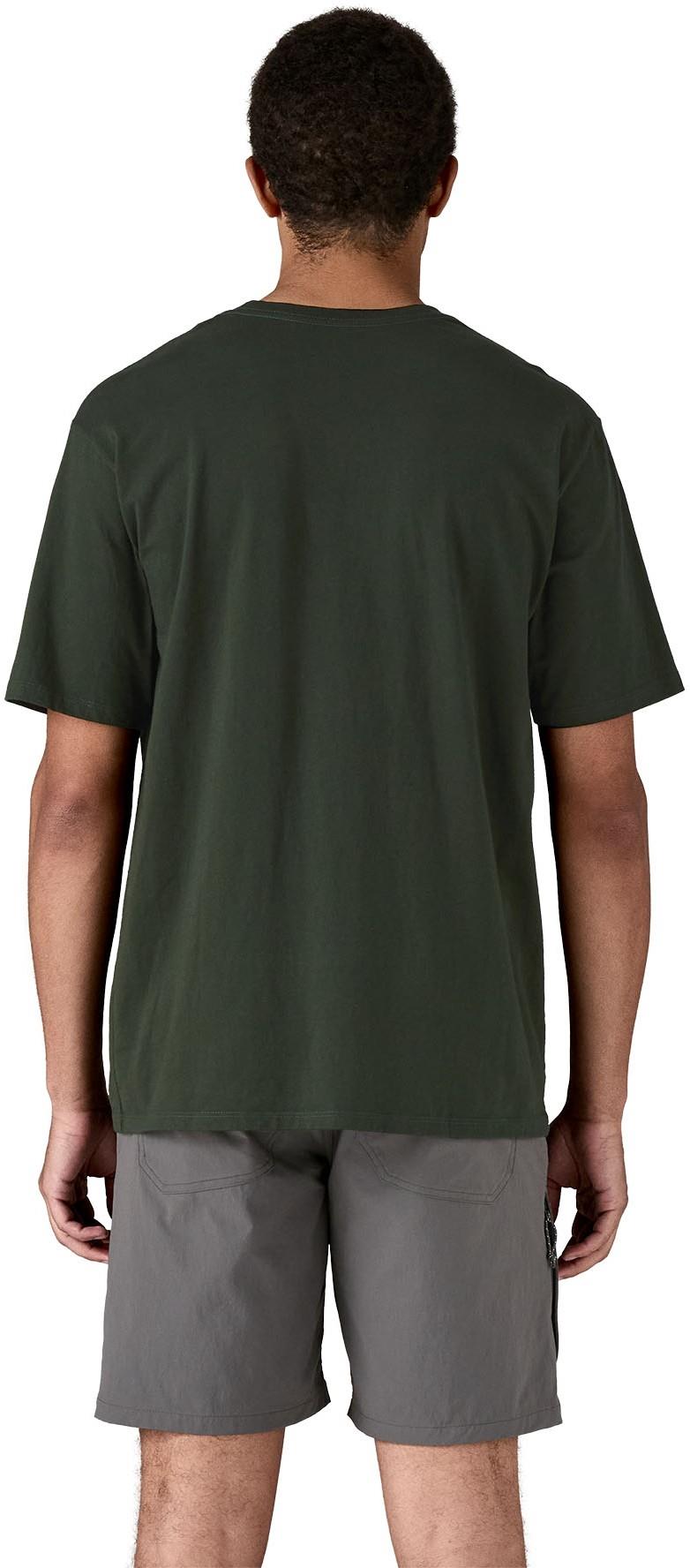 `73 Text Logo Organic SS T-Shirt - Mens - old growth green 1