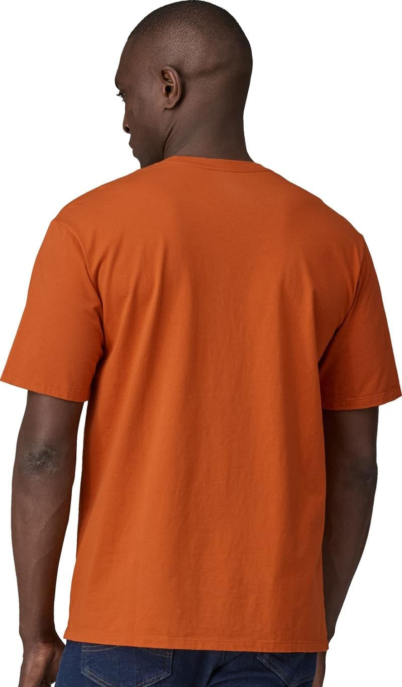 `73 Text Logo Organic SS T-Shirt - Mens - redtail rust 1