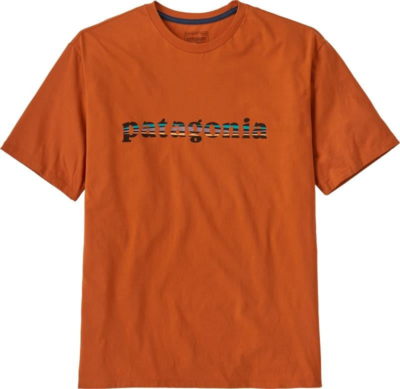 `73 Text Logo Organic SS T-Shirt - Mens - redtail rust 1