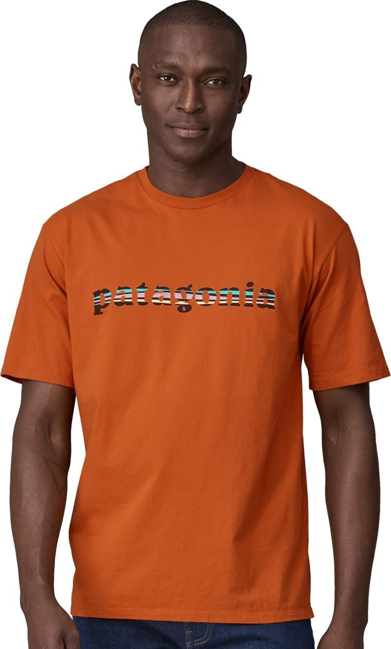 `73 Text Logo Organic SS T-Shirt - Mens - redtail rust 1