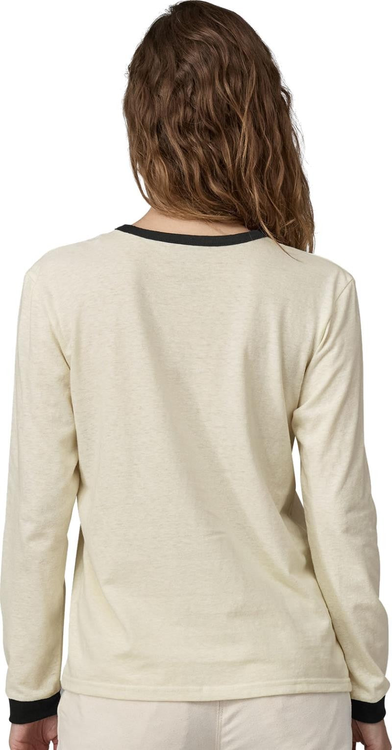 73 Text Logo Responsibili-Tee LS - Womens - birch white 1