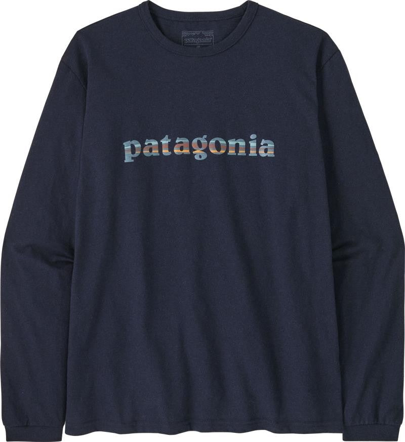 73 Text Logo Responsibili-Tee LS - Womens - new navy 1