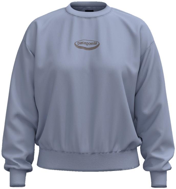 95 Oval Logo Daily Crew - Womens - ghost blue 1