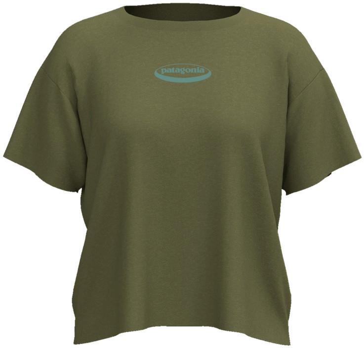 95 Oval Logo Easy-Cut Tee - Womens - caper green 1