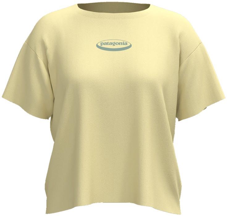 95 Oval Logo Easy-Cut Tee - Womens - resin yellow 1