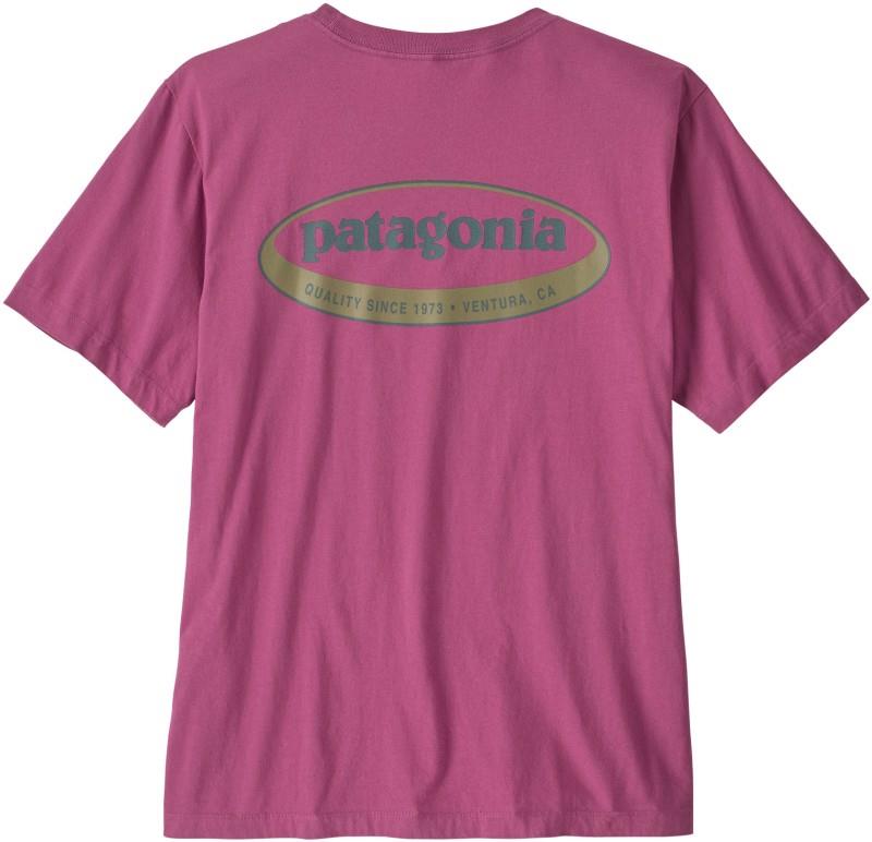 `95 Oval Logo T-Shirt - Mens - faded magenta 1