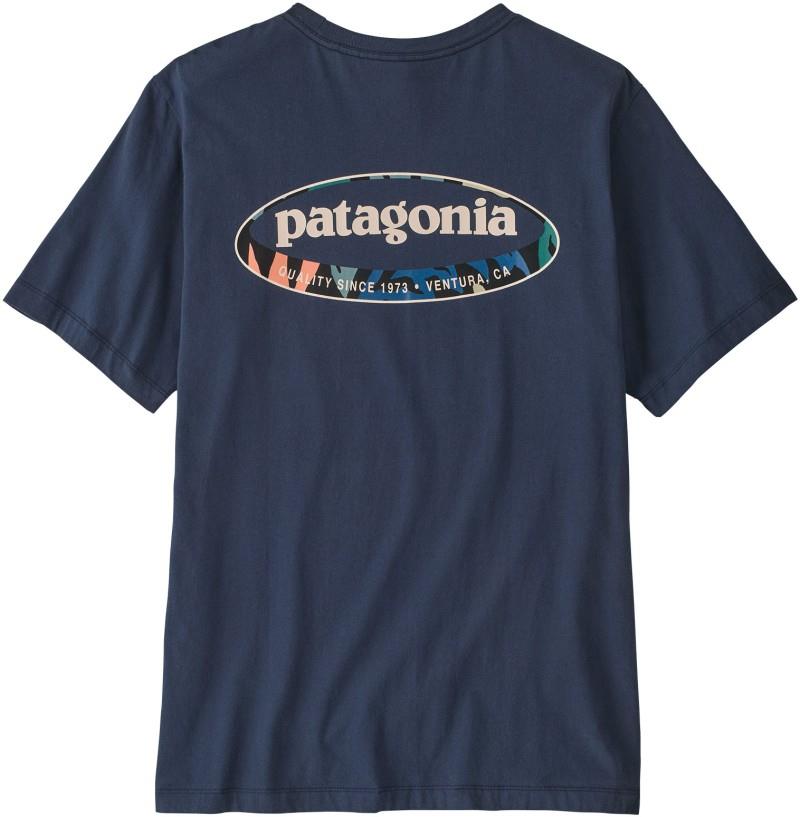 `95 Oval Logo T-Shirt - Mens - new navy / kaleido 1