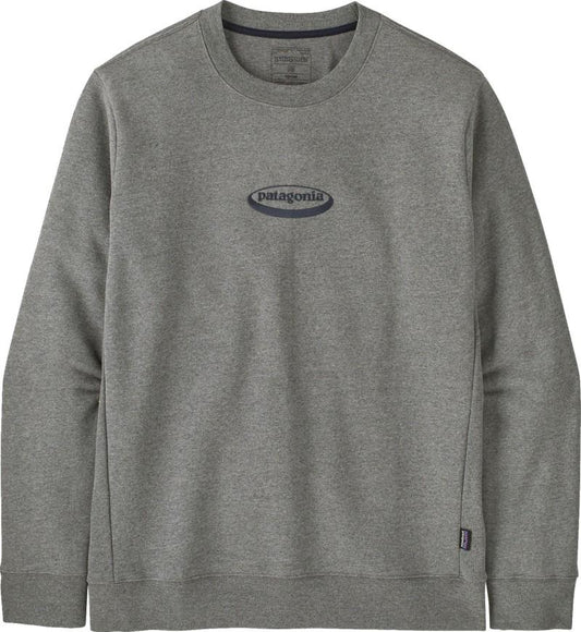 `95 Oval Logo Uprisal Crew Sweatshirt - Mens - gravel heather 1