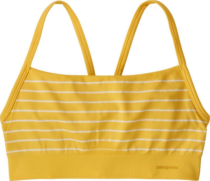 Active Mesh Bra - meiners stripe / shine yellow 1