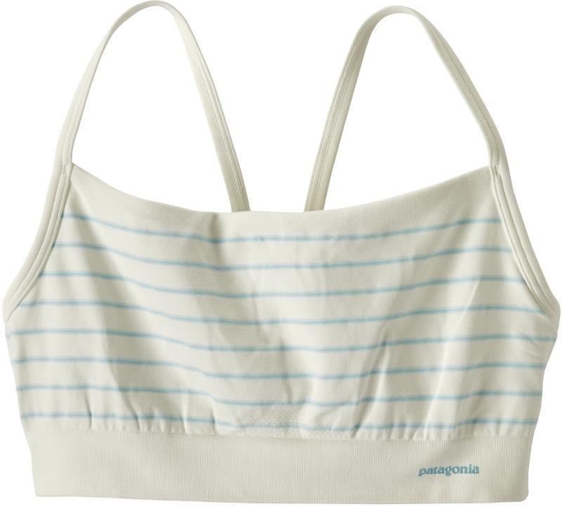 Active Mesh Bra - sentinel stripe small / birch white/atoll blue 1