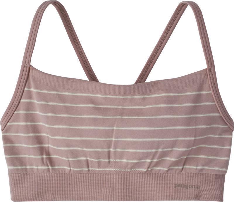 Active Mesh Bra - sentinel stripe small / stingray mauve 1