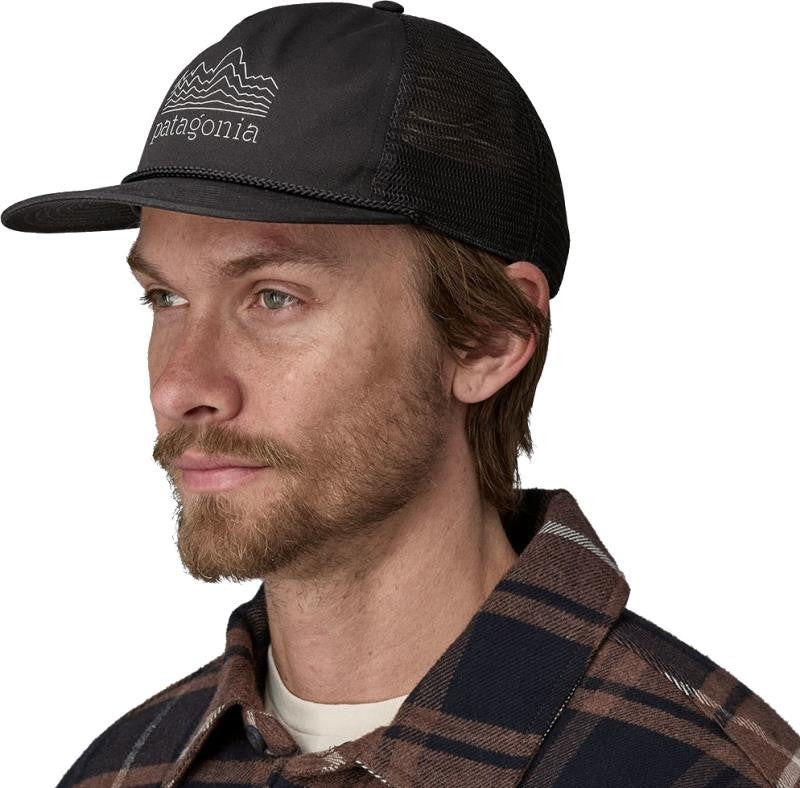 Airfarer Cap - strata stencil / black 1