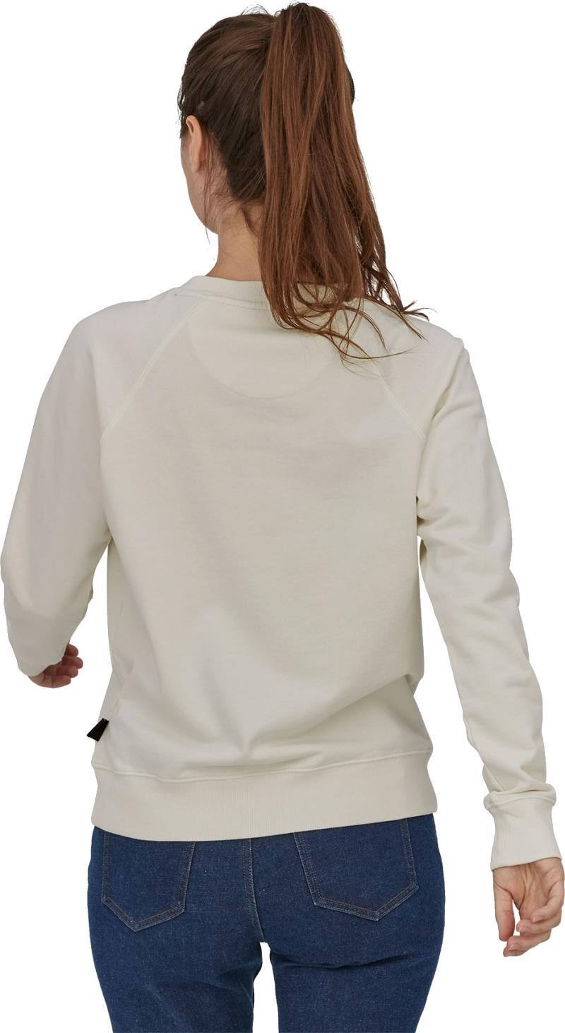 Alpine Icon Regenerative Organic Pilot Cotton Crew Sweatshirt - Womens - birch white 1