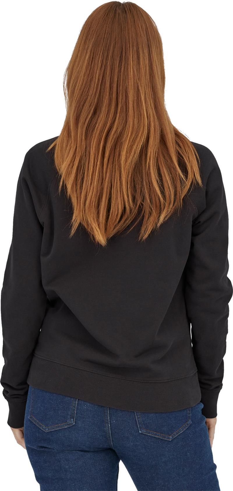 Alpine Icon Regenerative Organic Pilot Cotton Crew Sweatshirt - Womens - ink black 1