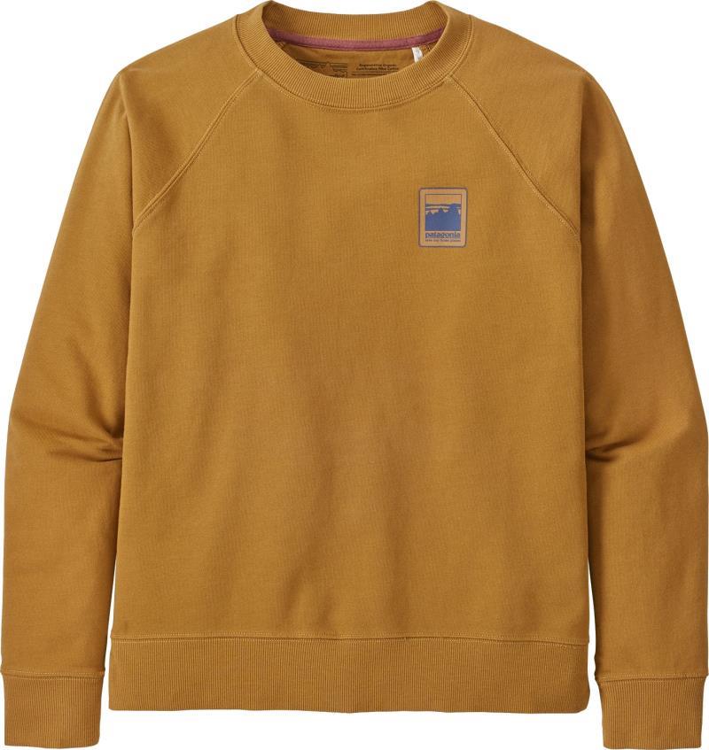 Alpine Icon Regenerative Organic Pilot Cotton Crew Sweatshirt - Womens - oaks brown 1