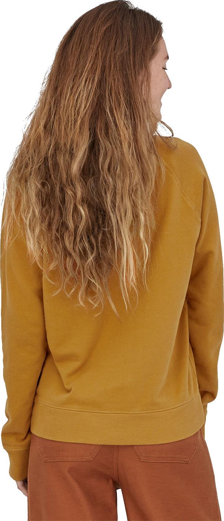 Alpine Icon Regenerative Organic Pilot Cotton Crew Sweatshirt - Womens - oaks brown 1